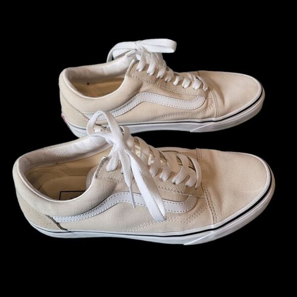 Vans Cream And White Sneaker - Picture 3 of 5